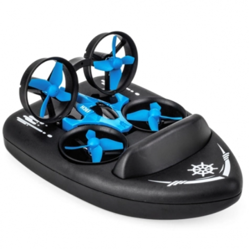 Remote controlled amphibious drone 3 in 1
