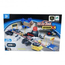 RACING PITSTOP POLICE 32 PIECES