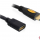 EXTENSION CABLE HIGH SPEED HDMI WITH ETHERNET - HDMI A MALE> HDMI A FEMALE 1M         
