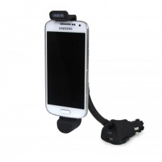 CAR PHONE HOLDER WITH USB & SMARTPHONE CHARGER