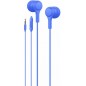 MTK HEADPHONES WITH MICROPHONE 1.2m STEREO C5146 BLUE