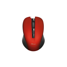 TRUST WIRELESS MOUSE 2.4 GHZ/1800 DPI MYDO SILENT CLICK RED