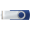 ALMOND FLASH DRIVE USB 8GB TWISTER BLUE