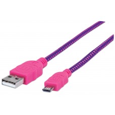 Braided Hi-Speed USB Micro-B Device Cable