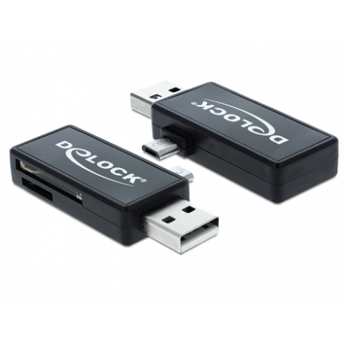 ΣΥΣΚΕΥΗ ΑΝΑΓΝΩΣΗΣ ΚΑΡΤΩΝ OTG MICRO USB + ΑΡΣΕΝΙΚΟ USB  Α               