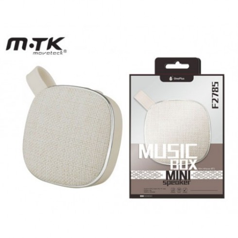 ΗΧΕΙΟ BLUETOOTH FM RADIO 3W FM/TF MTK 8,5cm x 8,5cm x 3,5cm  - ΜΠΕΖ