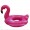 INFLATABLE FLOAT WITH HANDLES FLAMINGO