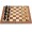 CHESS/BACKGAMMON/CHECKERS WITH PAWNS 24x12cm