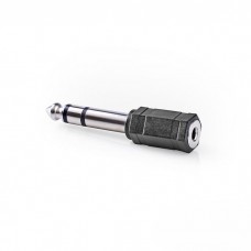 STEREO AUDIO ADAPTER 6.35 MM MALE - 3.5 MM FEMALE