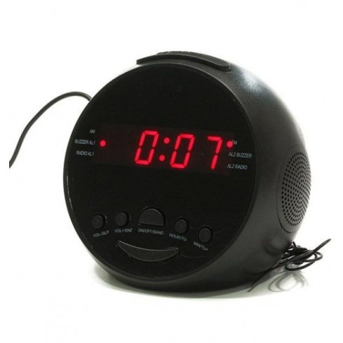 AM/FM ραδιόφωνο ρολόι ξυπνητήρι LED VST-909