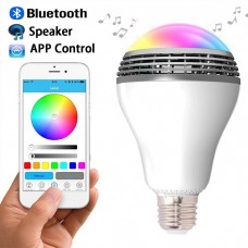 LED λάμπα RGB που αλλάζει χρώματα με ενσωματωμένο ηχείο Bluetooth