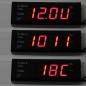 3σε1 ψηφιακό ρολόι, βολτόμετρο, θερμόμετρο αυτοκινήτου WF-518
