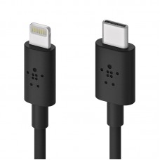 Belkin BOOST↑CHARGE™ USB-C™ Cable with Lightning Connector 1.2m Black - F8J239bt04-BLK